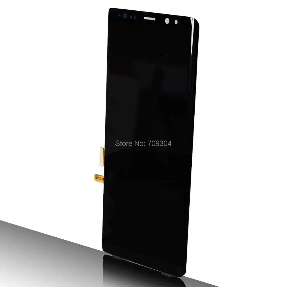 Супер AMOLED дисплей для SAMSUNG Galaxy NOTE8 ЖК-дисплей сенсорный экран Запасные части+ рамка