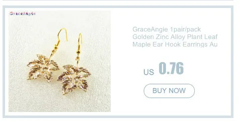 GraceAngie 20 шт. Atq латунные украшения ветви амулеты фурнитура 36*13*3 мм для серьги крючок ручной работы DIY Дерево Подвески в виде листьев фурнитура