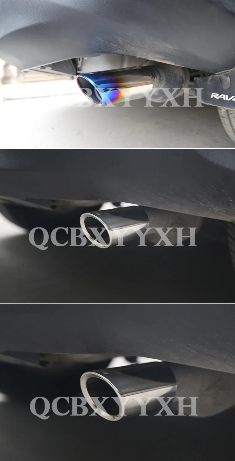 Автомобильный Стайлинг из нержавеющей стали задняя выхлопная труба глушитель