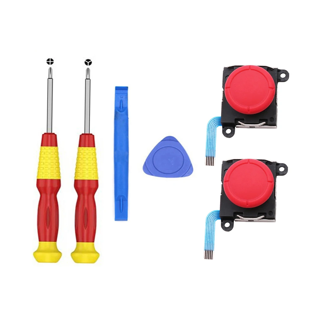 3D оригинальный белый запасной левый и правый аналоговый джойстик тумблер для