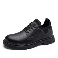 ciciyang new spring 2022 mens shoes rubber casual shoes business shoes british style leather shoes low heeled fashion