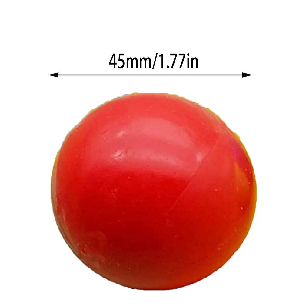 

1pcs Sticky Wall Ball Suction Wall Decompression Ball Toy Fluorescent Sticky Target Ball Vent Ball Random Color