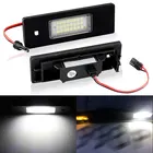 2 шт. CANbus светодиодный номерной знак светильник без ошибок 24SMD автомобильных ламп для хэтчбеков BMW серий 1 E81 E87 E87N F20 F21 автомобильный светильник источник