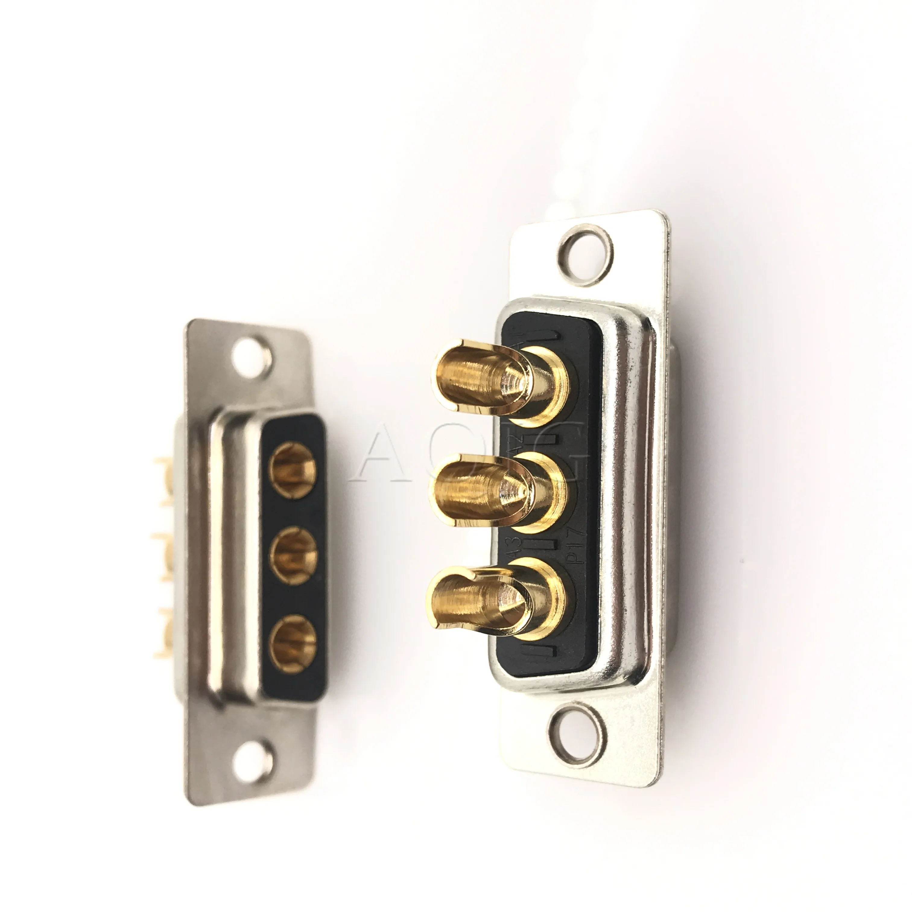 1 шт. 3W3 30A позолоченный штекер гнездовой разъем с высоким током адаптер для припоя