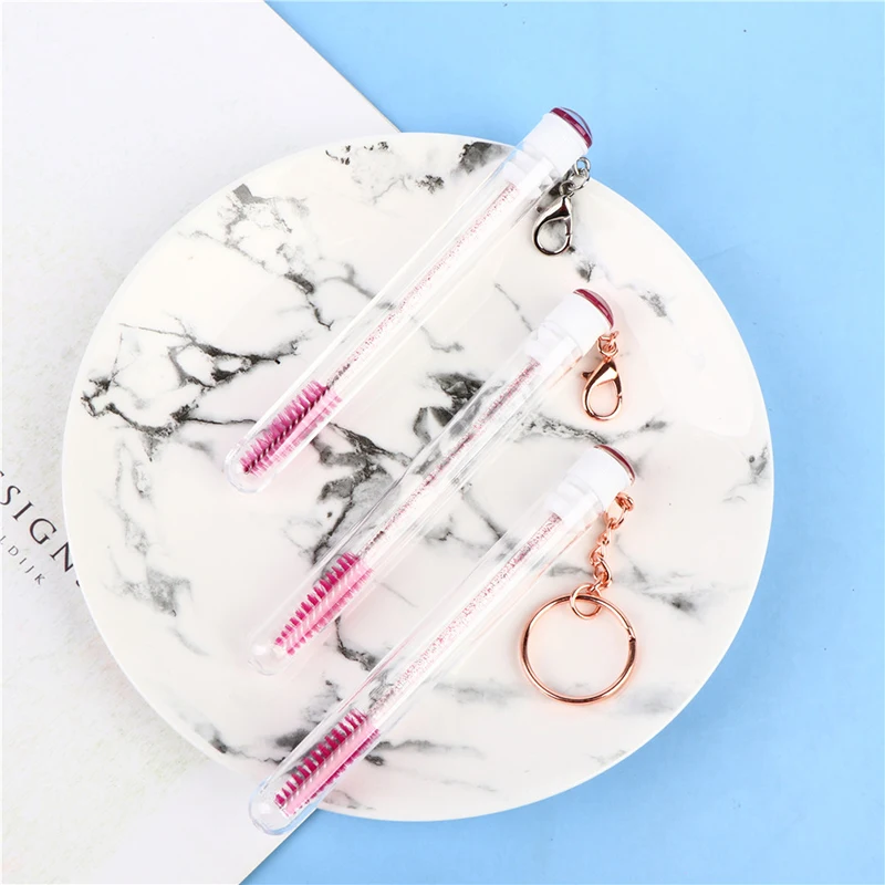 

Reusable Eyebrow Brush Tube Disposable Eyelash Brush Eyebrow Brush Replaceable Dust-proof Sparkling Makeup Brush