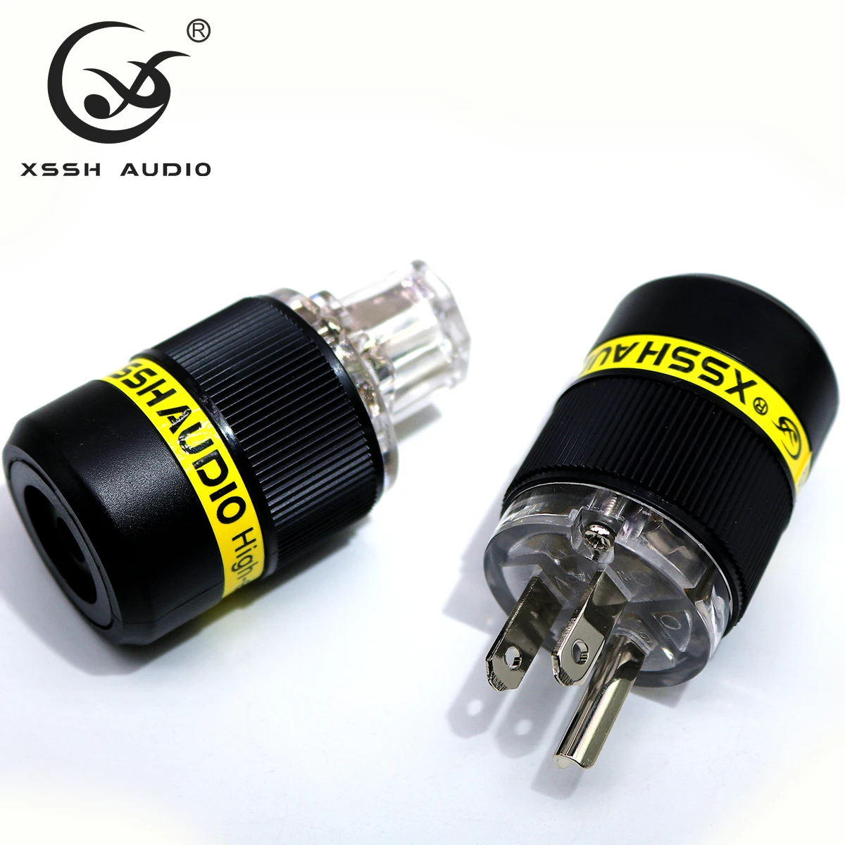 XSSH аудио йиво Hi Fi 3 булавки красные Чистая медь позолота родий Электрический