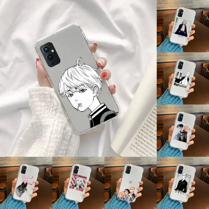 

Anime Tokyo Revengers Phone Case Transparent For OnePlus 9 8 7 7t 8t Oppo find X3 X2 reno5 Vivo X60 X50 Pro MeiZu 17 16XS