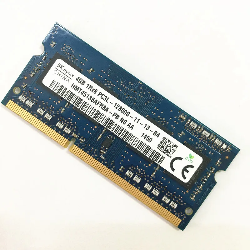 SK hynix ddr3 4 Гб 1600 МГц ОЗУ 1RX8 PC3L 12800S 11 DDR3 памяти ноутбука|Оперативная память| |
