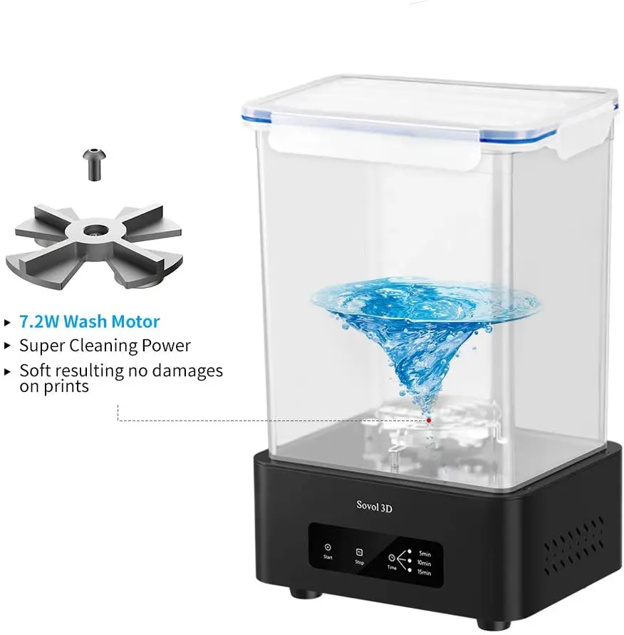 3D-принтер Sovol SL2 с защитной корзиной умный сенсорный экран большой объем для