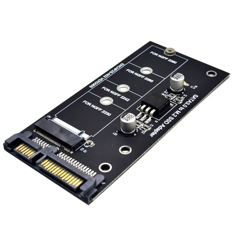 Адаптер NGFF M.2 M2 SATA3 Raiser к SATA адаптер SSD Плата расширения B Key Suppor 30/42/60/80 мм |