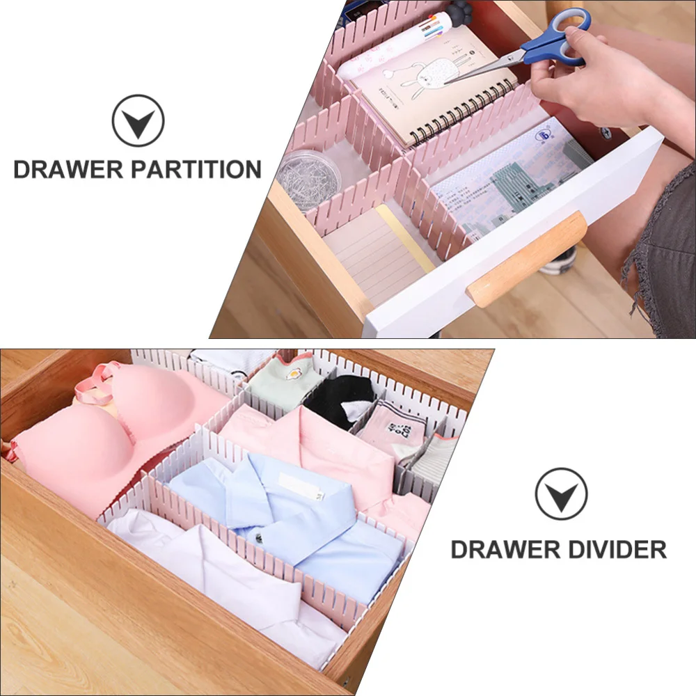 

20pcs Home Multipurpose Drawer Divider Free Drawer Partition