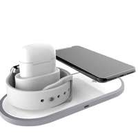replacement for iphone watch airpod wireless charger pad 3 in 1 automatically power off fast charger