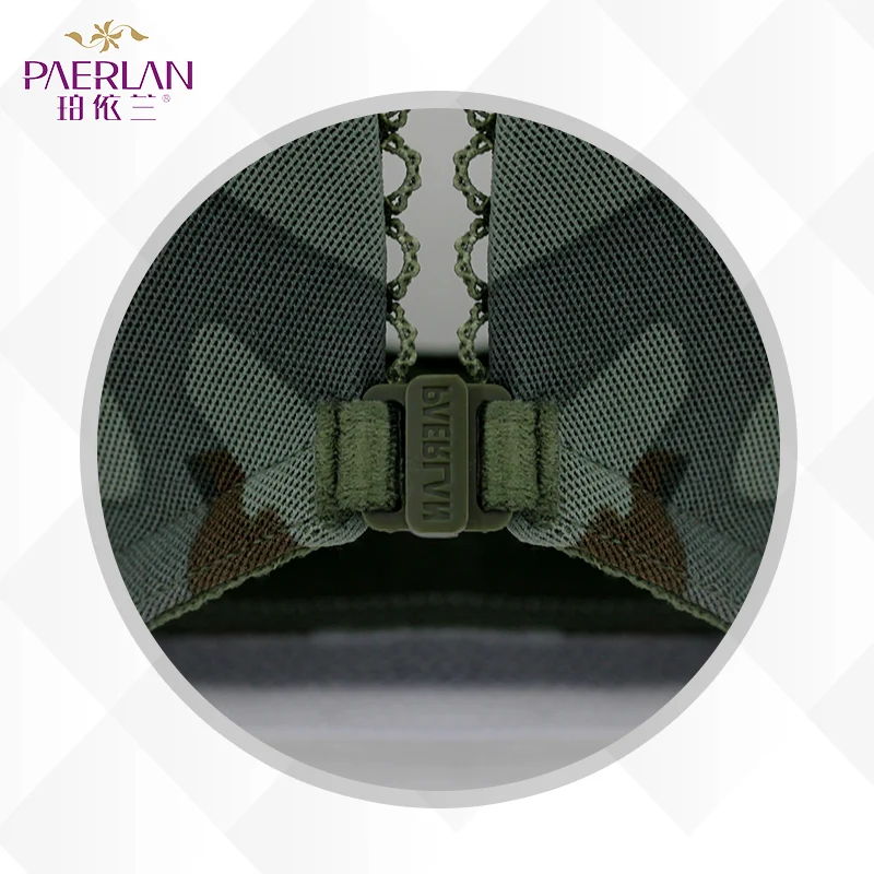PAERLAN Green Camouflage Female Sexy Bra Sets No Trace Vest-style Chest Gather Sexy Lingerie Front Buckle Without Steel Ring Bra
