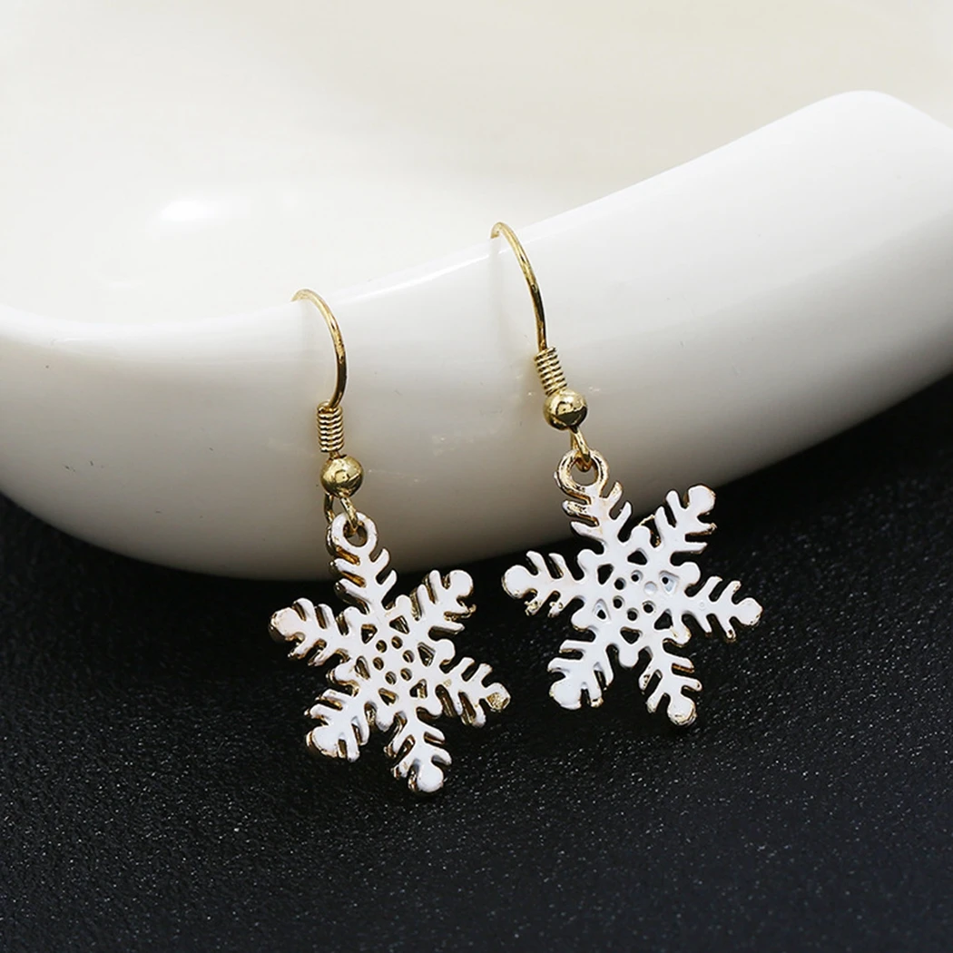 Рождественские серьги гвоздики со стразами в форме звезды и дерева аксессуары