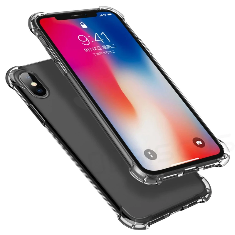 Для iPhone XR X 6S 6 7 8 Plus чехол для телефона 12 Mini 11 Pro XS Max 5S 5 SE противоударный мягкий