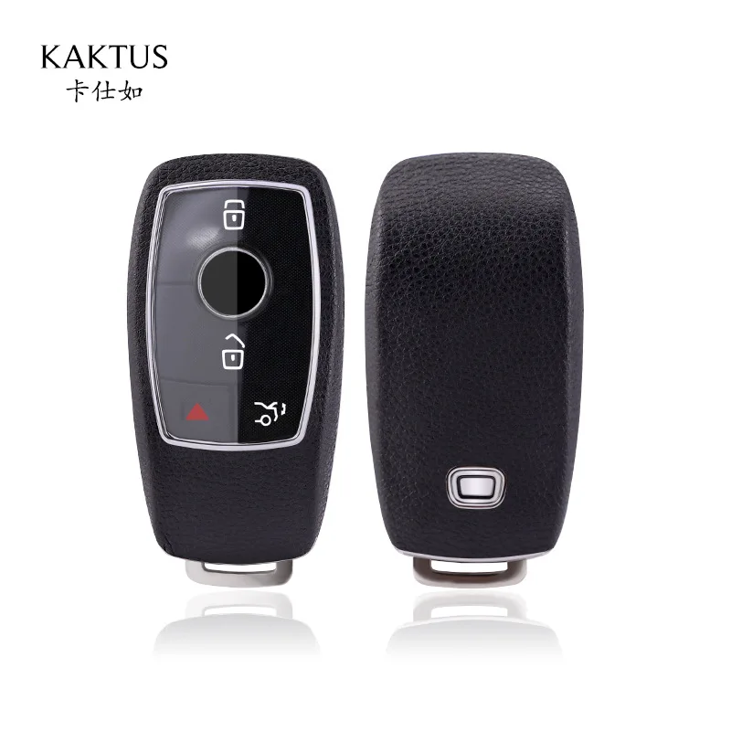 

Чехол для автомобильного ключа из ТПУ и поликарбоната для Mercedes-Benz Maybach New E/S/C, кожаный чехол для автомобильного ключа, защитный чехол, аксессу...