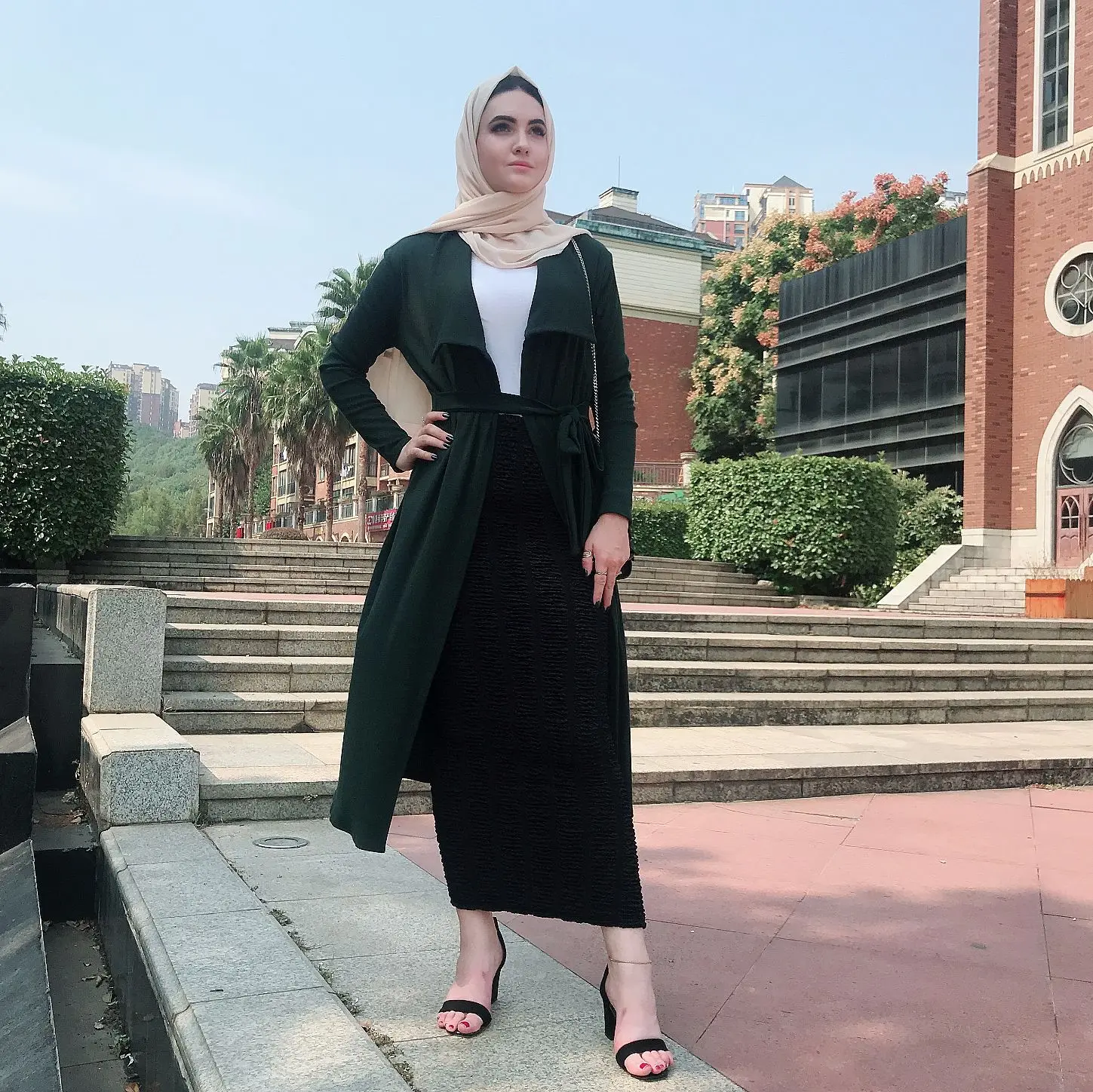 Юбка-карандаш Женская Плиссированная с завышенной талией | Тематическая одежда и