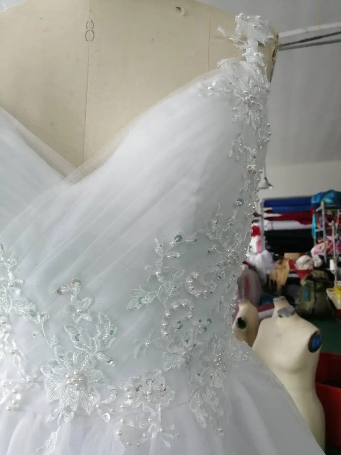 WUZHIYI Trouwjurk Simple Beaded V Neck Wedding Dresses 2021 White Boho Floor Length Sweep Train Bridal Gowns Robe Marriage Women | Свадьбы и