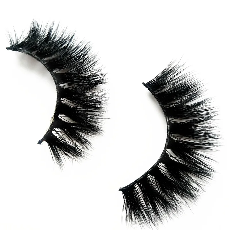 Супер мягкие норковые ресницы 7D объемные настоящие безжалостные