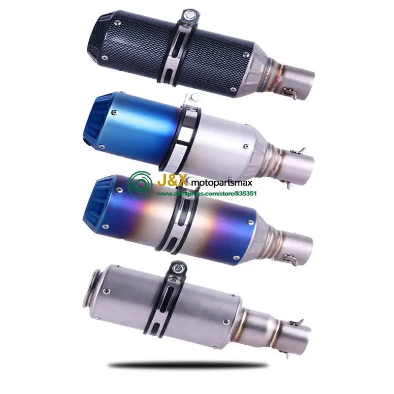 36-51 мм Универсальный Байк ATV Slip On Scooter Carbon FiberHornet 600 CB600F Smax155 RC390 G310R GSX150R GW250 Z900 |