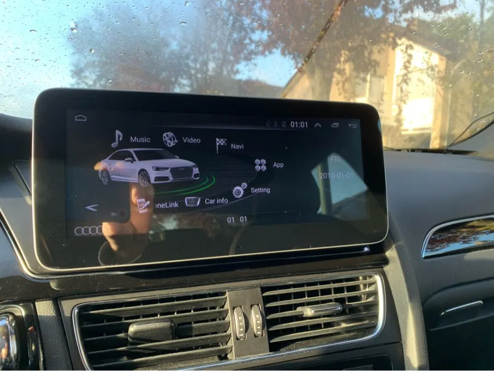 COIKA 10,2" Android 9,0 автомобильная система ips мультимедийный плеер для Audi Q5 2009- gps Navi Google wifi зеркальный экран Bluetooth SWC
