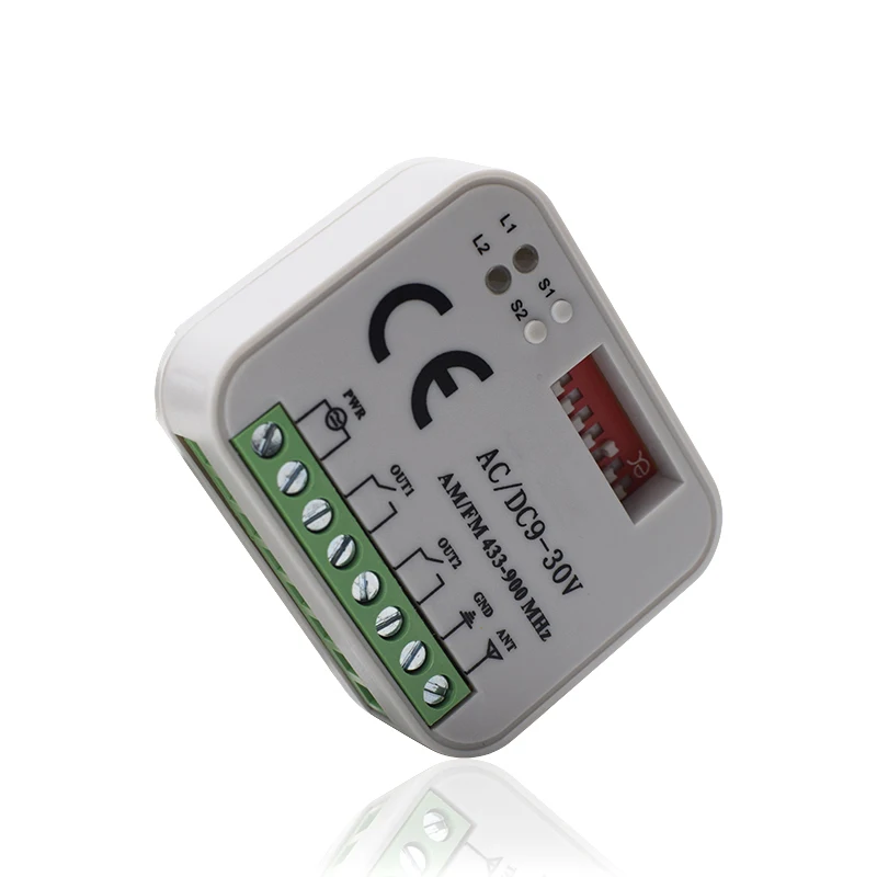 

300-900MHZ AC DC 9-30V garage door receiver DOORHAN Clemsa HORMANN MARANTEC ERREKA 868MHz remote control 433MHz