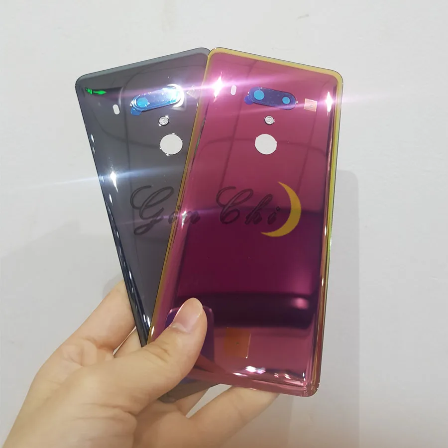6," для htc U12 plus Крышка батарейного отсека дверь для htc U12+ задняя крышка батарейного отсека задняя крышка стеклянный корпус чехол Замена