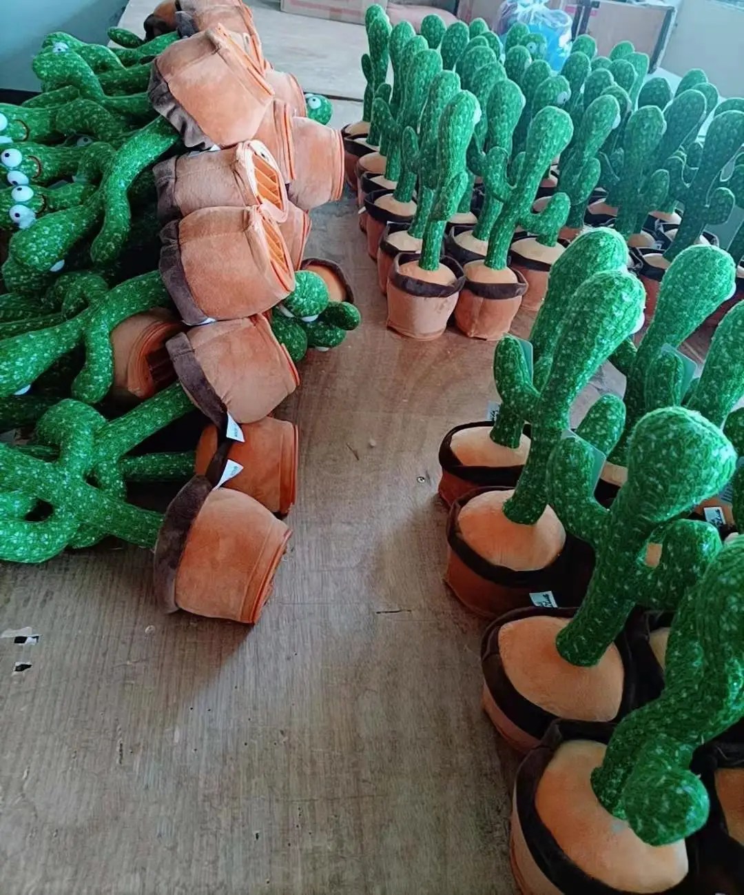 Cactus de baile electr&oacute;nico mejorado para ni&ntilde;os, decoraci&oacute;n de baile, regalo divertido, juguetes de Educaci&oacute;n Temprana, tejido de punto, juguetes de peluche-5