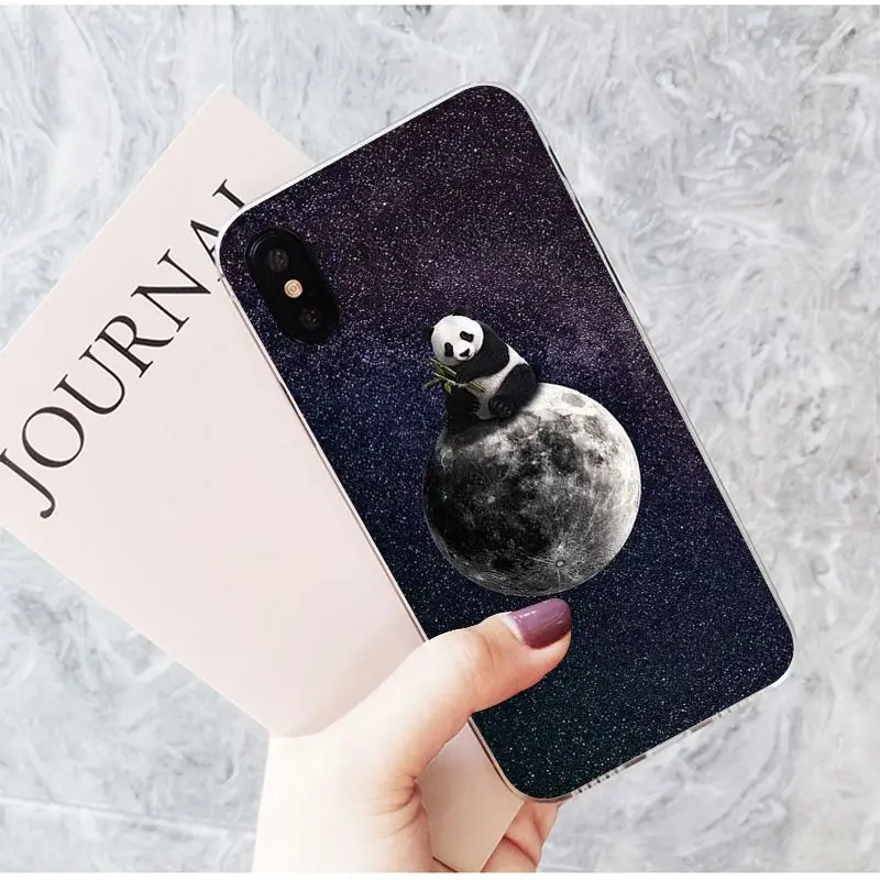 Motirunner Panda Dab on the EM DIY Luxury High-end Phone Case for iPhone 11 pro XS MAX 8 7 6 6S Plus X 5 5S SE XR cover |