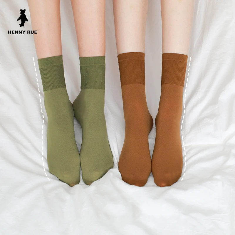 1 пара женские носки лето 2019 новые длинные нейлон яркие цвета модные мягкие