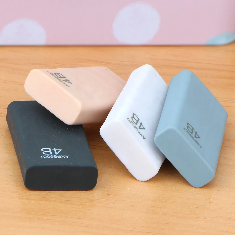 4 шт./лот резиновый ластик креативный 4B карандаш очиститель материал подарок