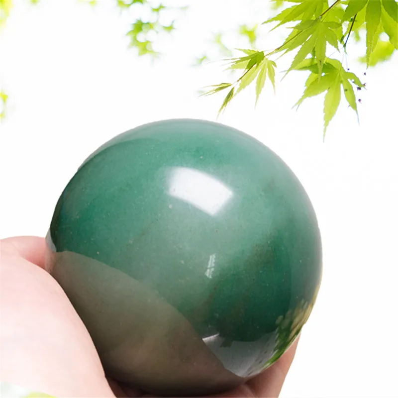1 шт. большой кристаллический шар 60 90 мм для гадания и украшения фэншуй зеленого