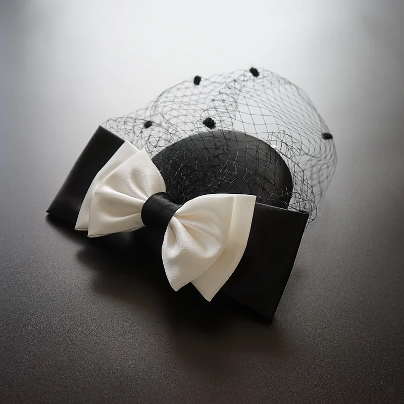 Женская Коктейльная шляпка-Вуалетка, модный головной убор для церкви и торжевечерние случаев, свадебные аксессуары для волос от AliExpress WW
