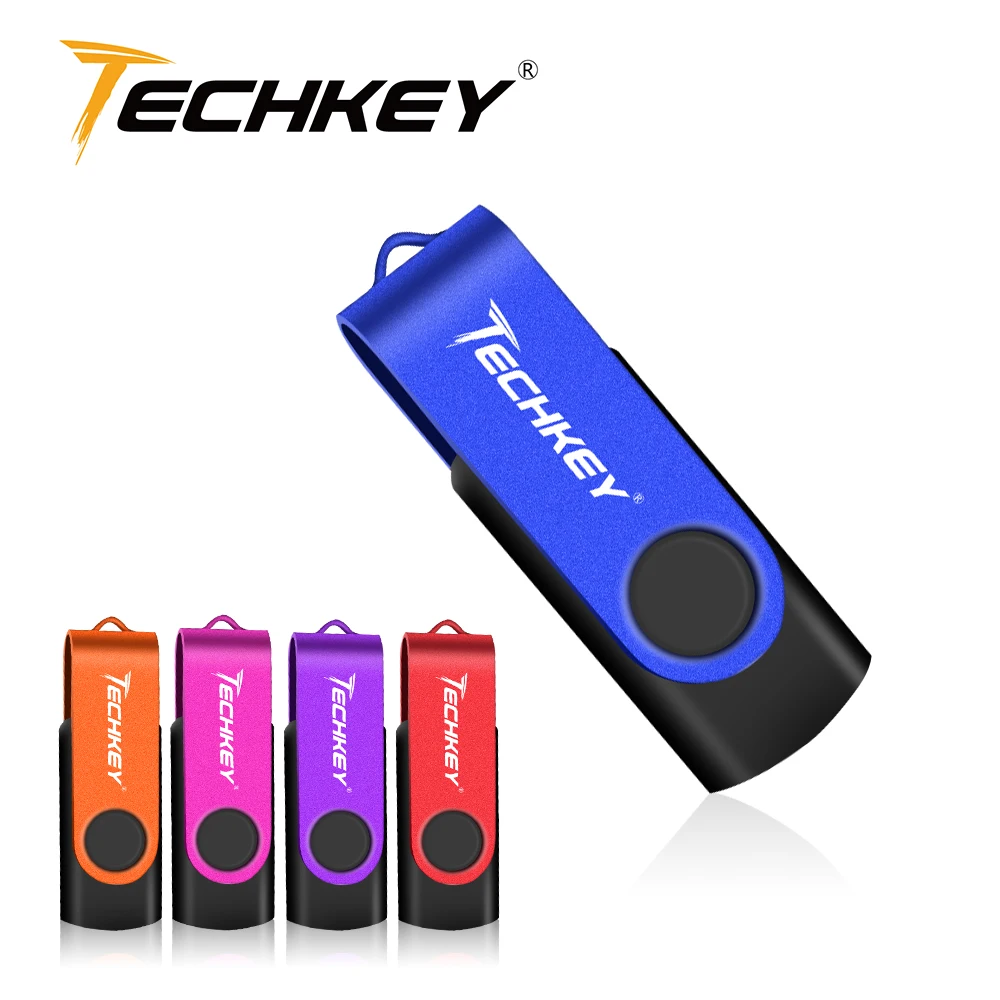 TECHKEY USB флеш накопитель флешка 4 ГБ 8 16 32 память cel usb 100% реальная емкость 2 0 u диск|USB