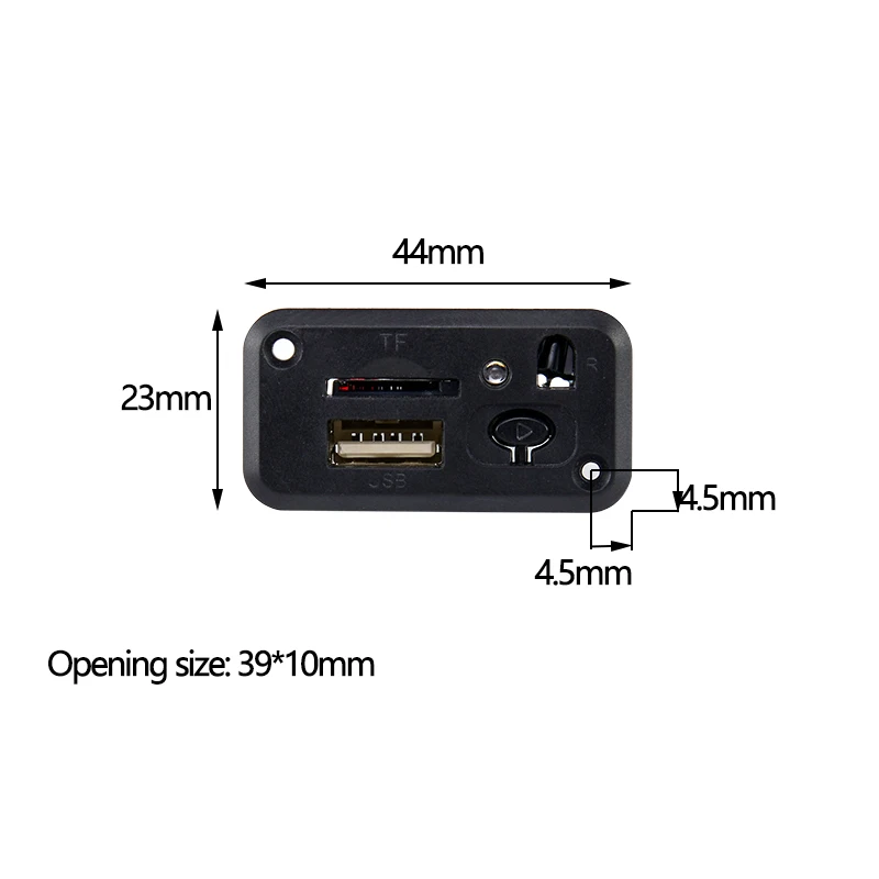 Мини MP3 аудио декодер плата 5 в 12 В без потерь декодирование USB плеер модуль