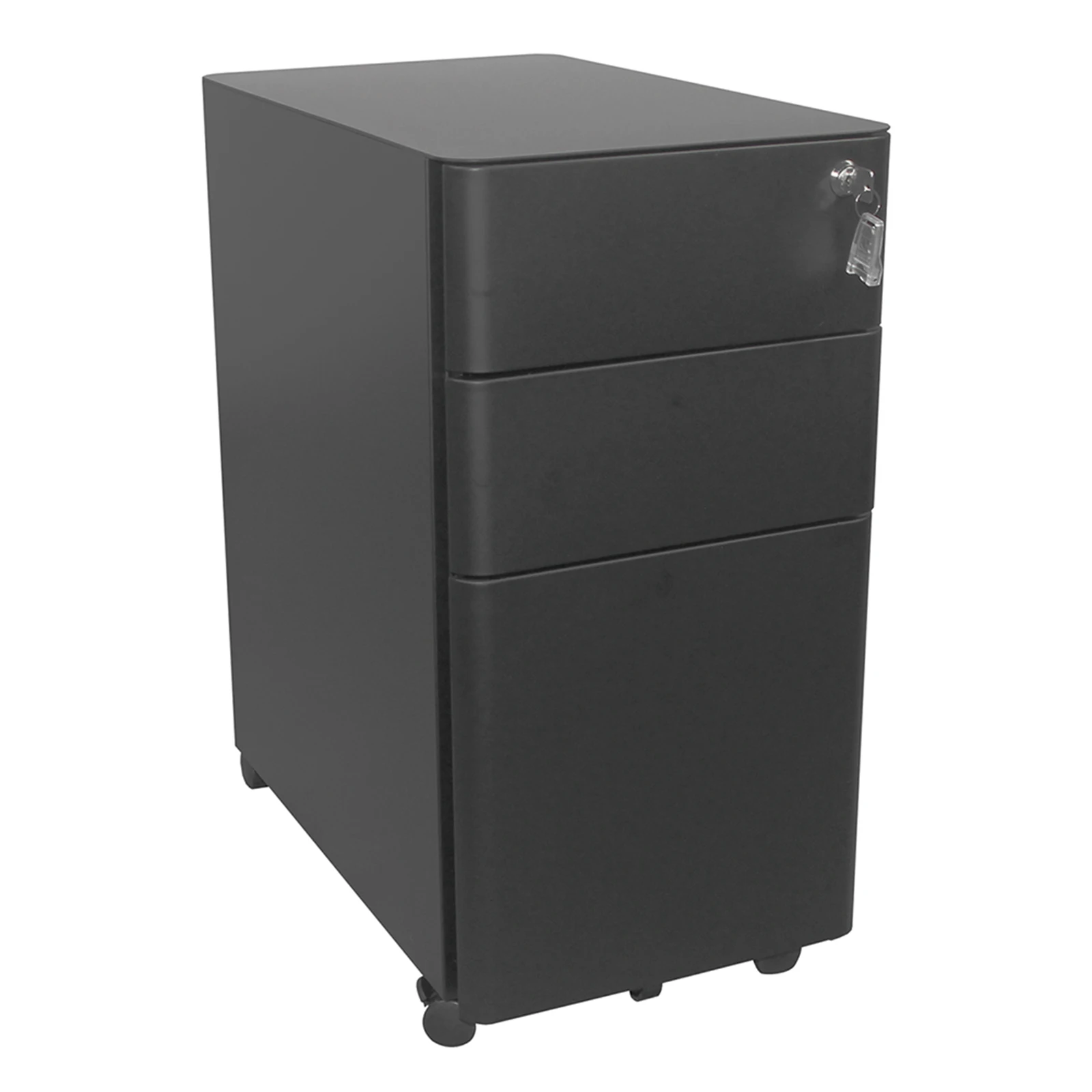 

Металлический шкаф с 3 ящиками, с замком