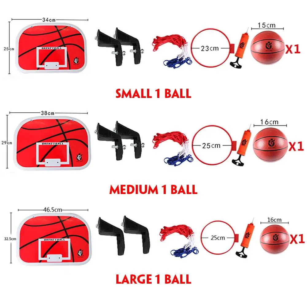 Баскетбольный обруч прочный практичный 3 размера пластиковое одеяло рулон