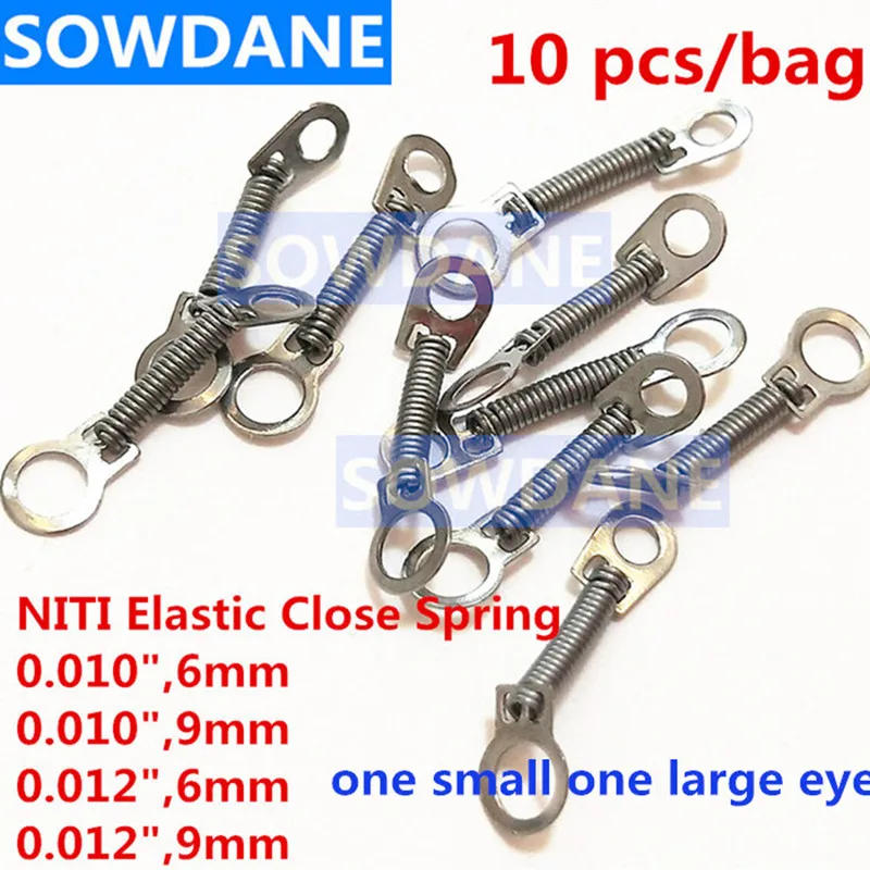 1 set 0.012inch 9mm Стоматологическая Ортодонтическая Одиночная Передняя зубья зубной крутящий момент пружинная Стоматологическая ортодонтика Niti открытая Закрытая катушка пружинный ортодонтический материал - Цвет: 1 set 0.012inch 9mm