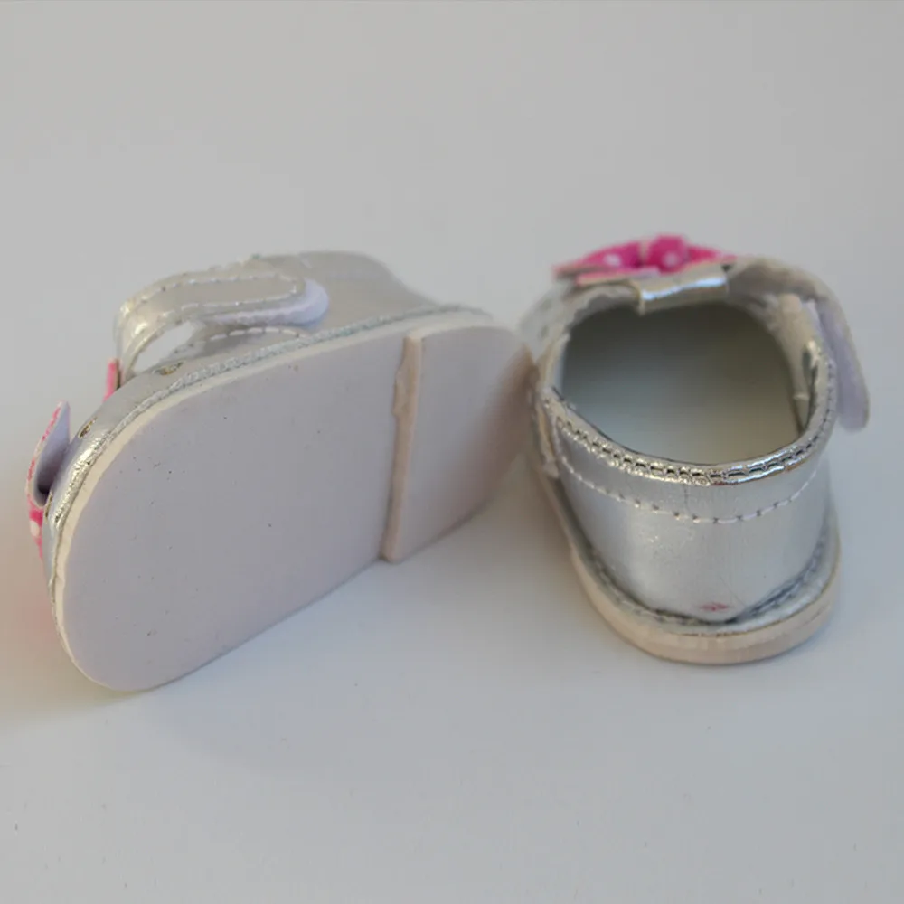 1 пара милых туфель принцессы с бантом для 16 дюймов детская обувь салона 6 5*2 8 см 1/4