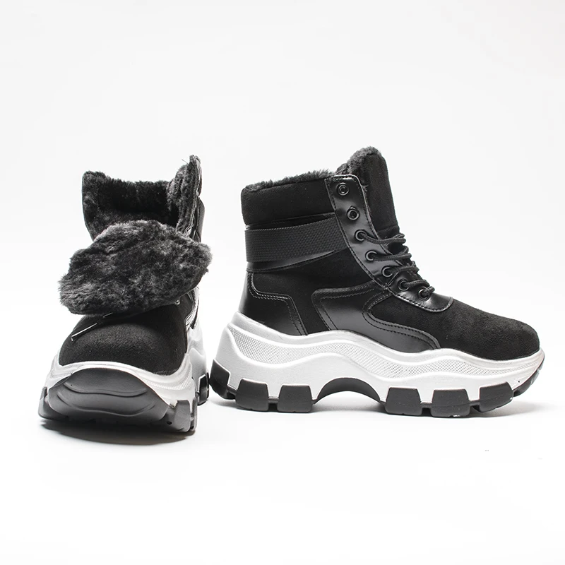 Krasovki Hot Sale Snow Boots Women Winter Shoes Plush Fur Warm Booties Platform Thick Footwear for | Обувь