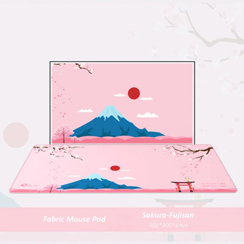 

Akko Sakura and Fujiyama mouse pad laptop, large, XXL, 900x400x4