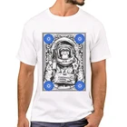 Модная мужская футболка с изображением криптовалюты, с коротким рукавом, с изображением космоса, обезьяны