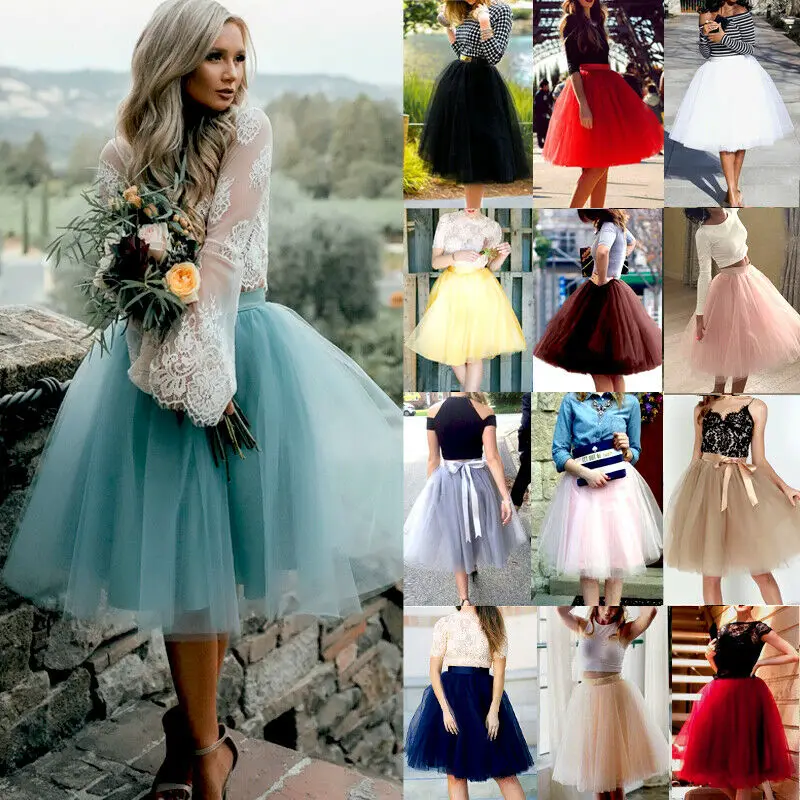 Женская фатиновая юбка пачка для взрослых Нижняя свадебная принцессы балетная