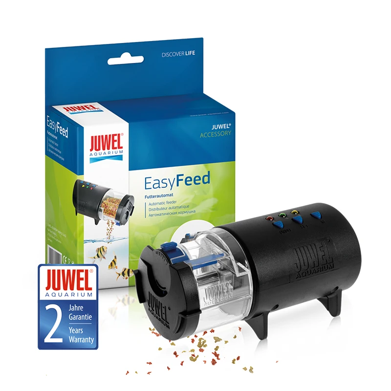 JUWEL EasyFeed Automatic Fish Feeder Tank Aquarium Food Timer Feeding Dispenser Adjustable Auto | Дом и сад