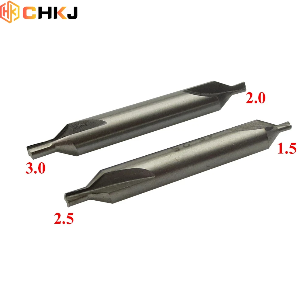 

CHKJ For Defu HSS Center Drill White Steel 1.5-2.5mm 2.0-3.0mm Drilling Bit Key Cutting Machine Locksmith Supplies Tools