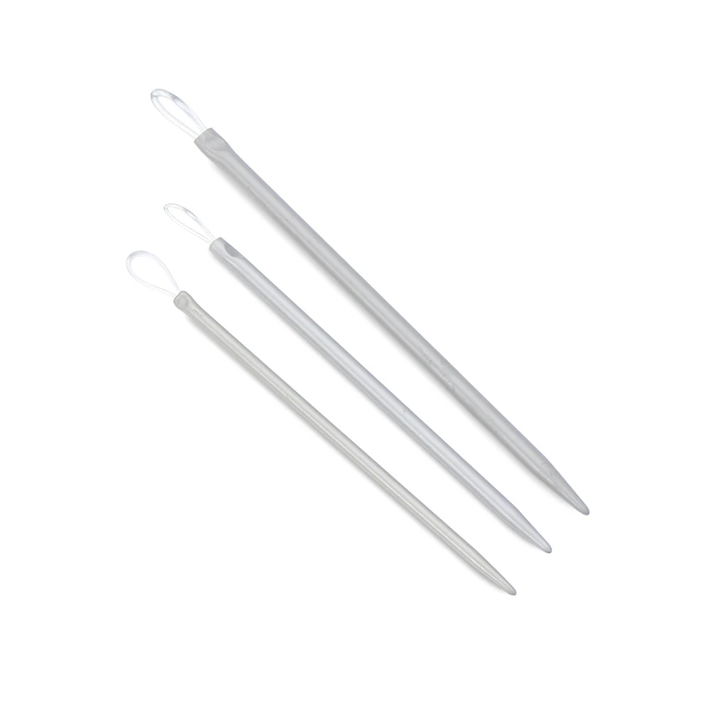 3 шт./компл. мягкие спицы из термопластичной резины алюминиевый крючок для шитья