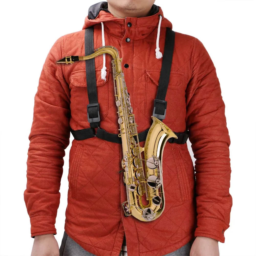 Регулируемые ремни для саксофона черный тенор аксессуары | Спорт и развлечения