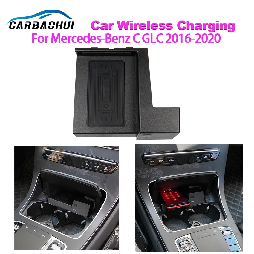 

15W high quality Wireless Charger Fast Wireless Charging Wireless Charger For Mercedes-Benz C GLC 2016～2019 2020 Car Accessories