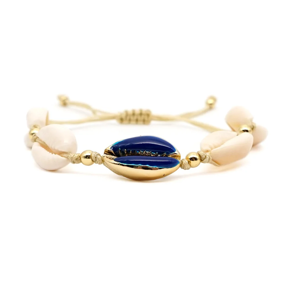 Natural Colorful Shell Bracelet Bracelets Summer Jewelry Bohemia Gold 2020 Women Fit MIYUKI | Украшения и аксессуары