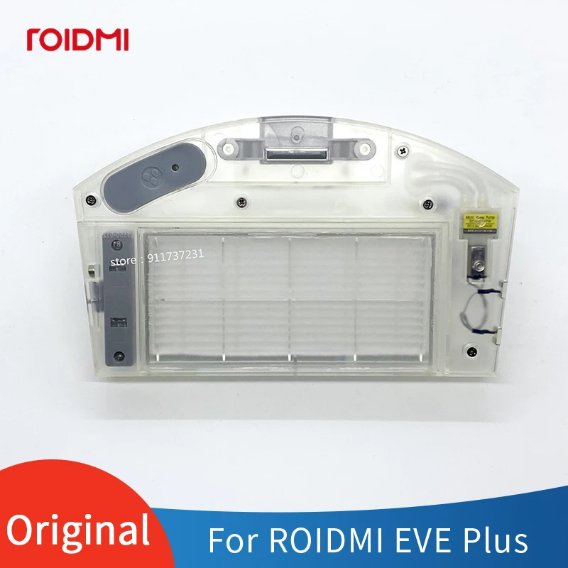 ROIDMI-repuestos originales para Robot aspirador EVE Plus, caja de polvo con Control eléctrico, accesorios para depósito de agua (con elemento de filtro)